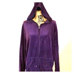 Purple soft hoodie